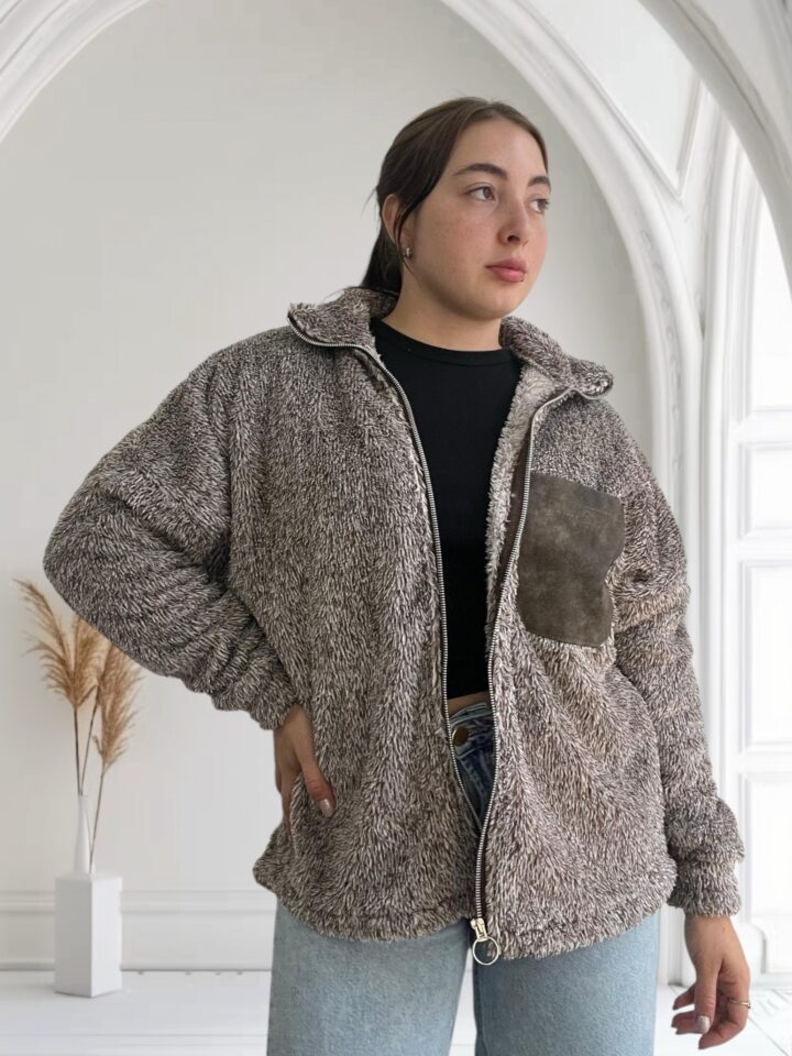 CAMPERA TEDDY - CHOCO - Imagen 2