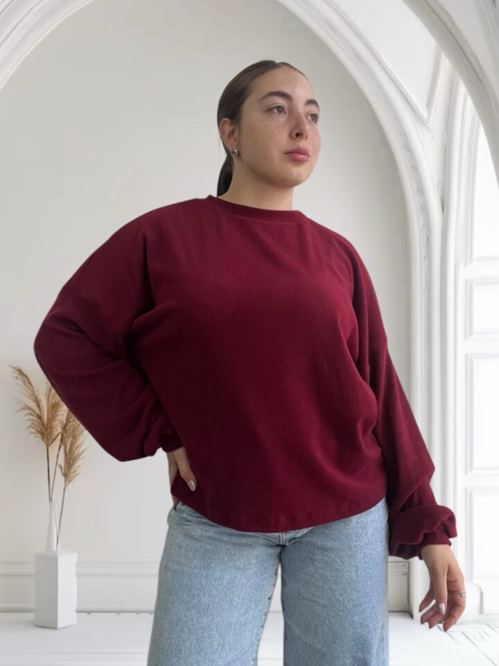 BLUSA BREST BORDÓ - Imagen 2