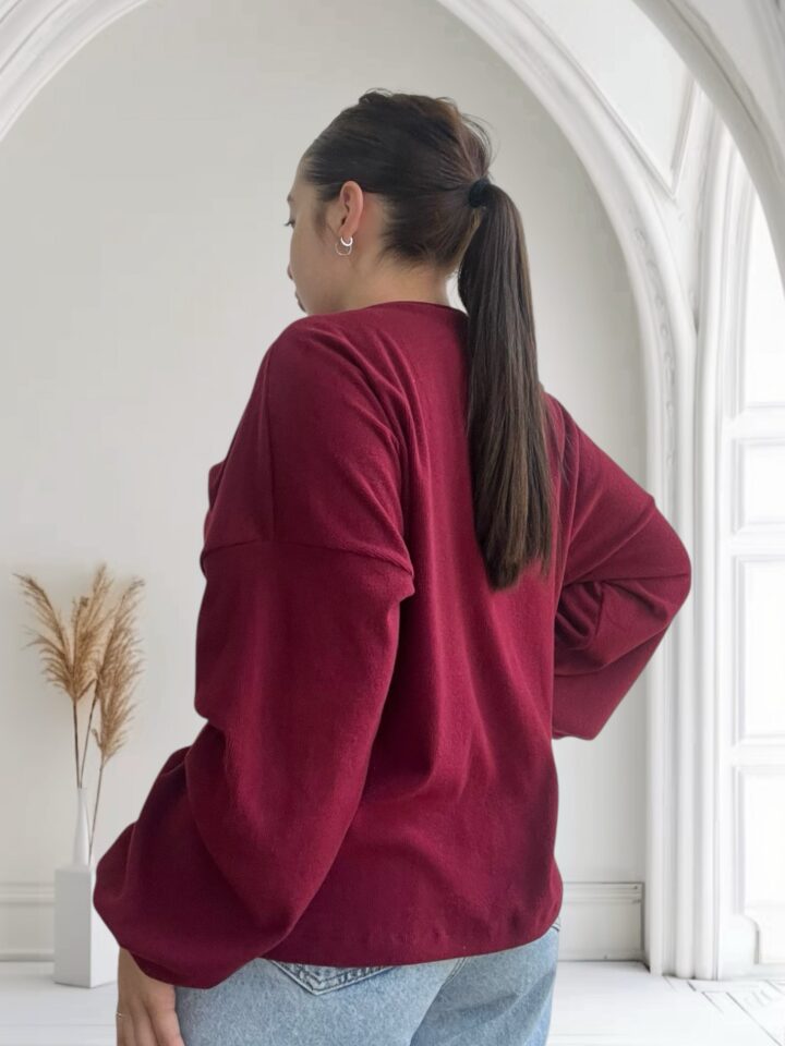 BLUSA BREST BORDÓ - Imagen 3