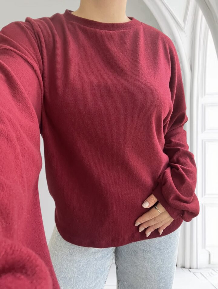 BLUSA BREST BORDÓ