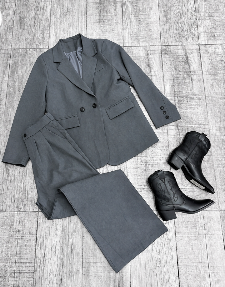 CONJUNTO SASTRERO - GRIS
