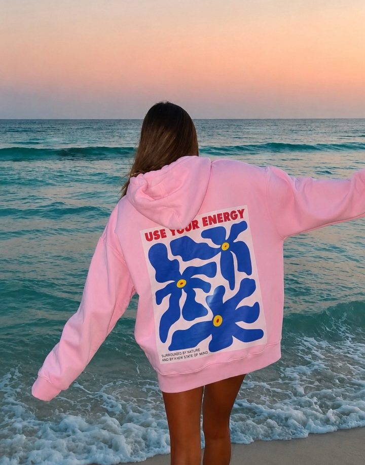 CANGURO HOODIE ENERGY - ROSADO